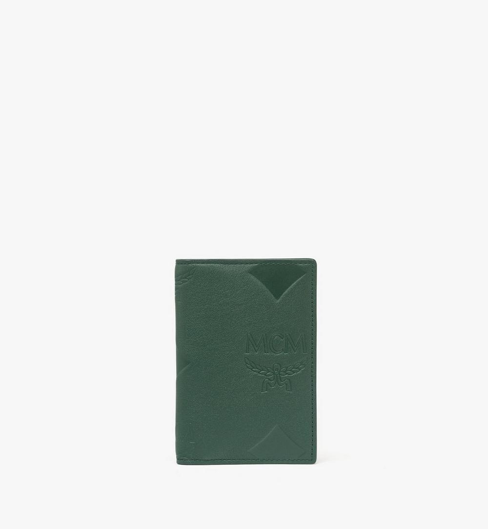 Aren Bifold Card Wallet in Maxi Monogram Leather 1